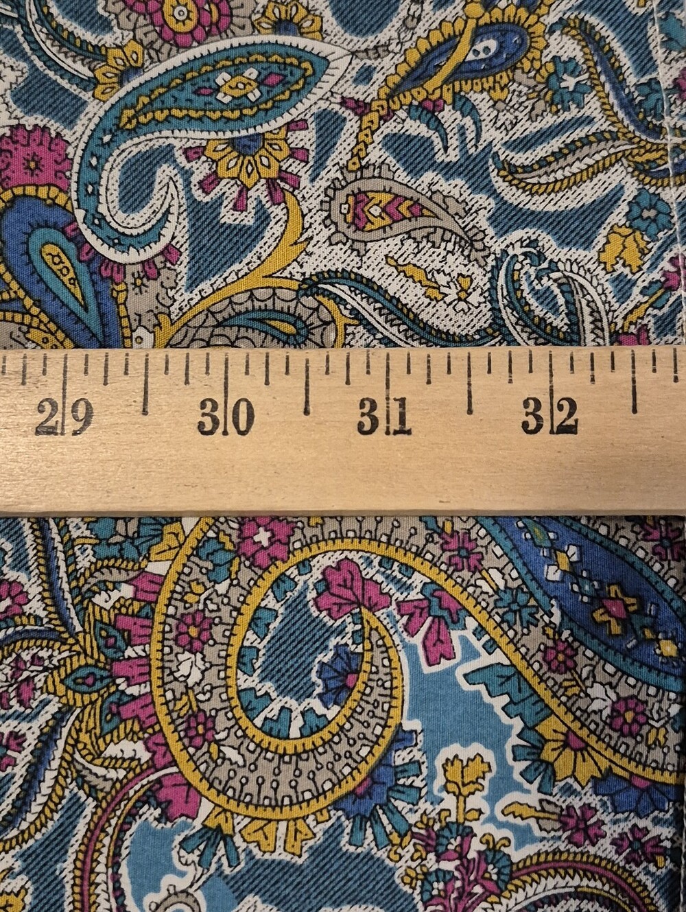 Cremieux Premium Denim Men XXL Paisley Western Boho Retro Button Shirt - Picture 6 of 6